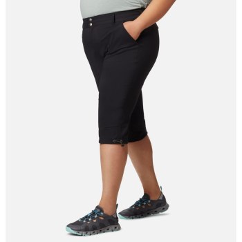 Columbia Saturday Trail II Knee Pant Plus Sizes, Pantalones Negros Para Mujer | 528179-UJD